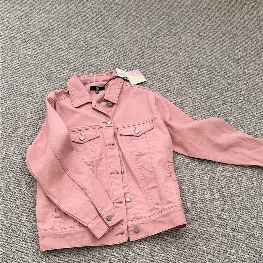 Pink Denim Jacket